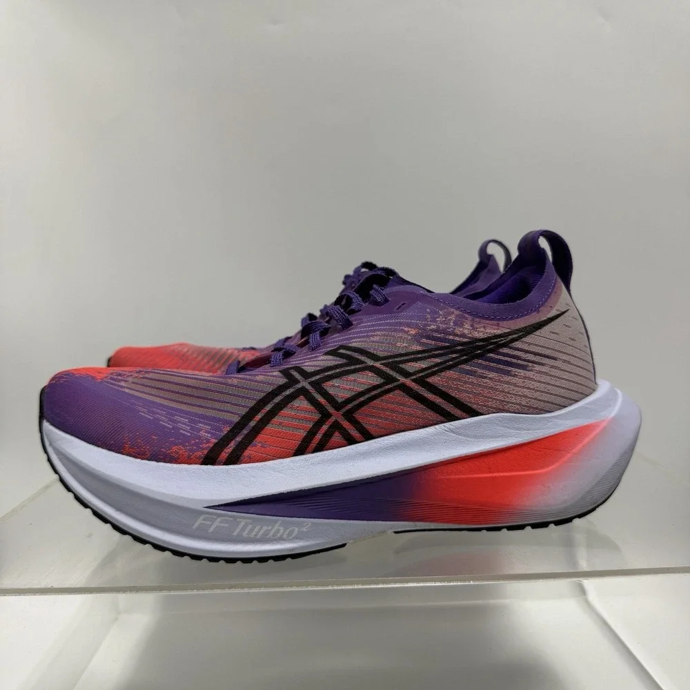 ASICS Megablast Red Purple Running Shoes 1013A170 Men's Size 5 / Women's 6.5